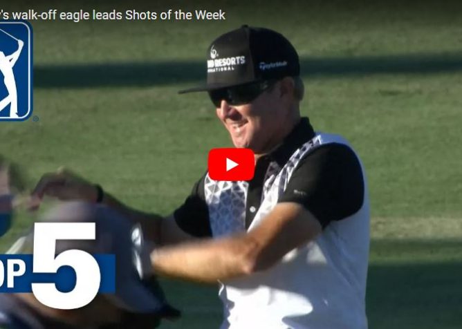 Brian Gay’s walk-off eagle leads Shots of the Week