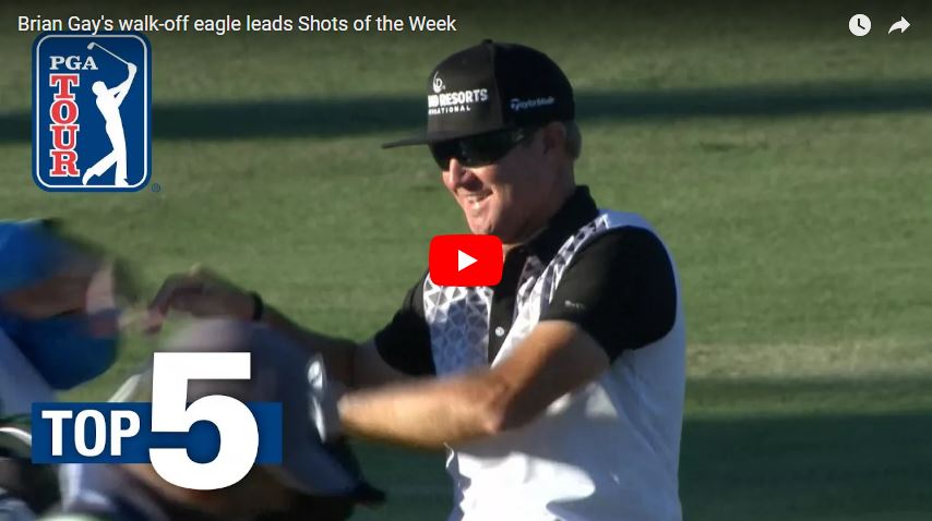 Brian Gay’s walk-off eagle leads Shots of the Week