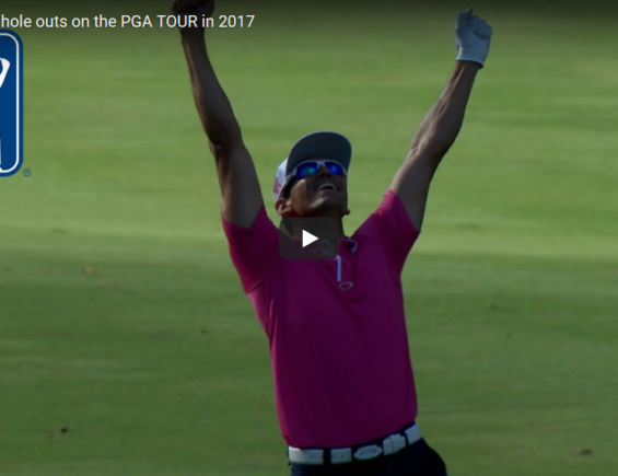 Top 5 fairway hole outs on the PGA TOUR in 2017
