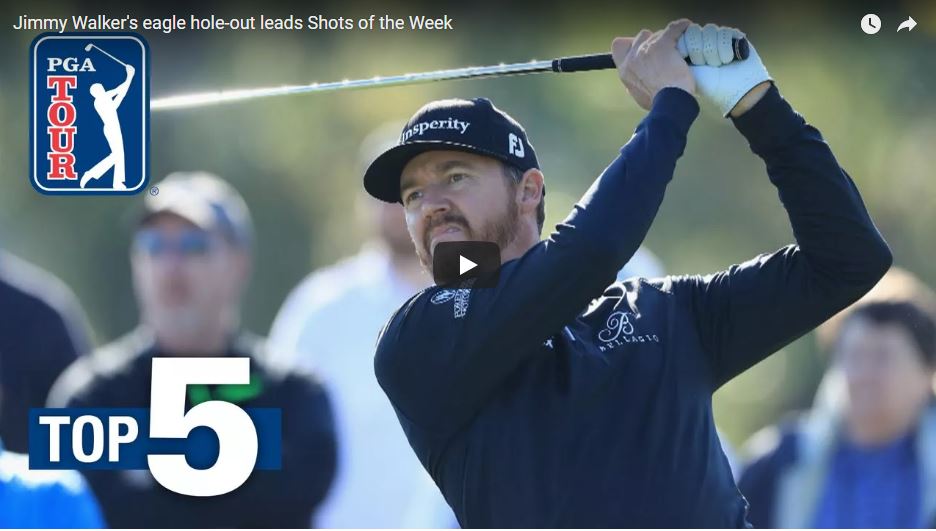 Jimmy Walker’s eagle hole-out leads Shots of the Week