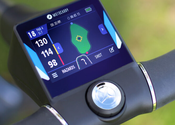 Motocaddy M5 Connect (World’s first touch screen electric trolley)